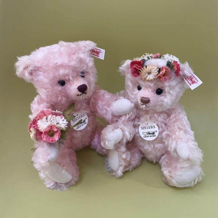 Amazon.co.jp: シュタイフ 日本限定 テディベア シスターズ 22cm